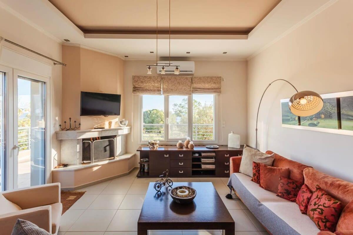 Navarino Captains Villa - Lux Private Pool Retreat มาราโธโพลิส ภายนอก รูปภาพ