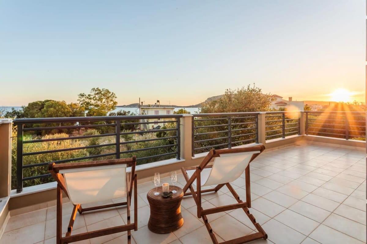 Navarino Captains Villa - Lux Private Pool Retreat มาราโธโพลิส ภายนอก รูปภาพ