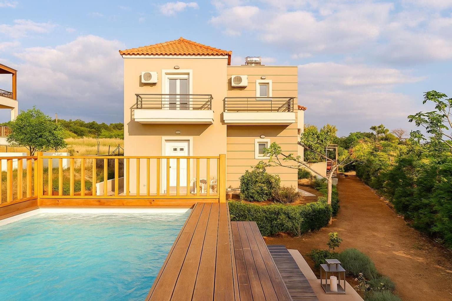 Navarino Captains Villa - Lux Private Pool Retreat มาราโธโพลิส ภายนอก รูปภาพ